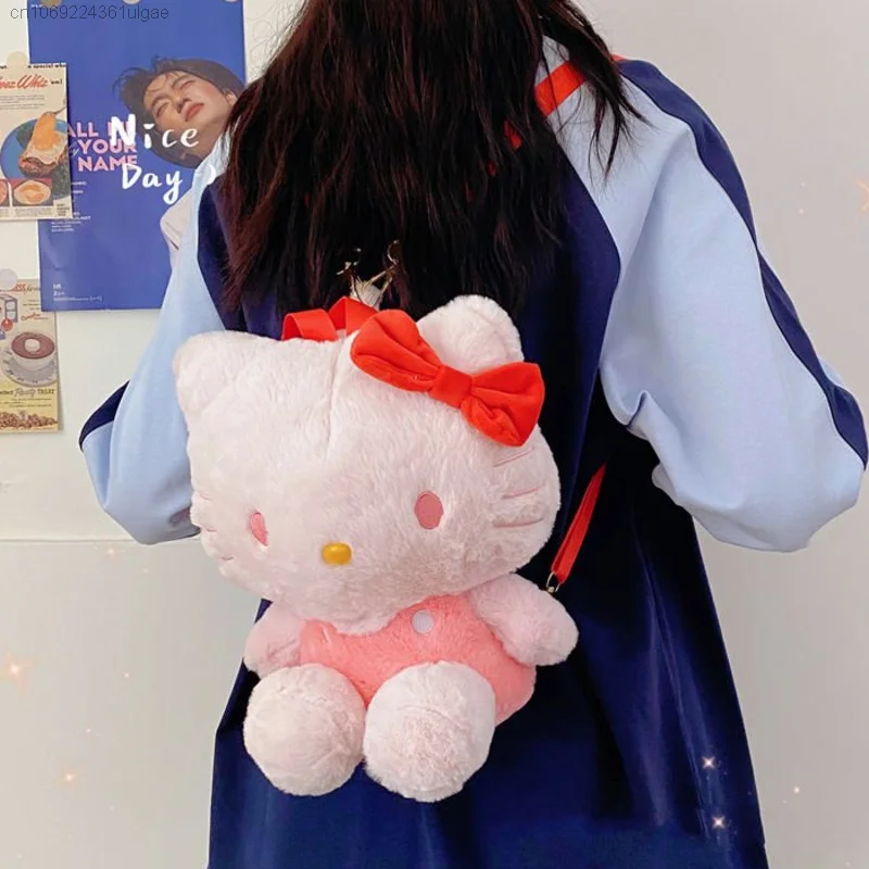 Sanrio Hallo Kitty koreanischen Plüsch Rucksack y2k vielseitige Mini Umhängetasche Cartoon Kuromi Melodie niedlichen Taschen Taschen Kinder Geschenke