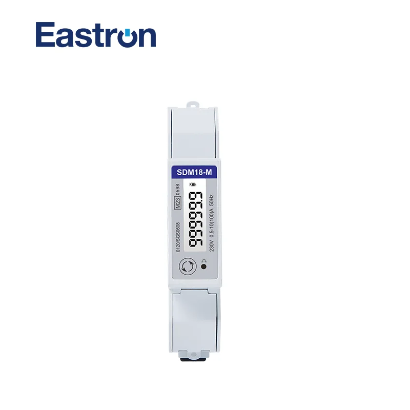 Medidor de Energia Solar Fotovoltaica Monofásica de Dois Fios Comunicação Rs485 Modbus Mid Sdm18-m
