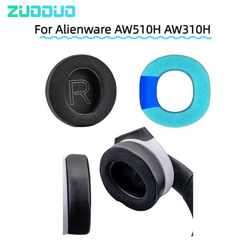 

Replacement Ear Pad for Alienware AW510H AW310H Headphones Mesh / Ice gel / Leather Earpads Earmuffs Cushion