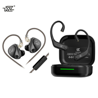 KZ AN01 Upgrade Ear Hook Castor Wired Earbud Improved Bass HiFi Earphone Headset Stereo Music Earbuds In Ear Bluetooth Headphone