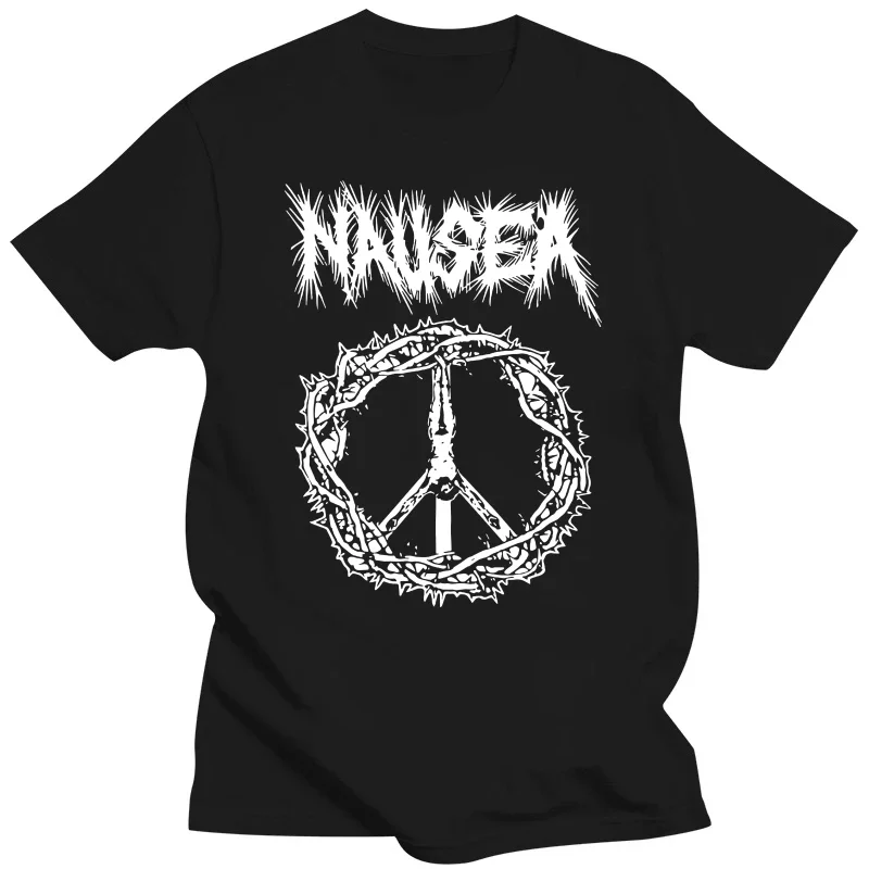 

Nausea t shirt crust punk band