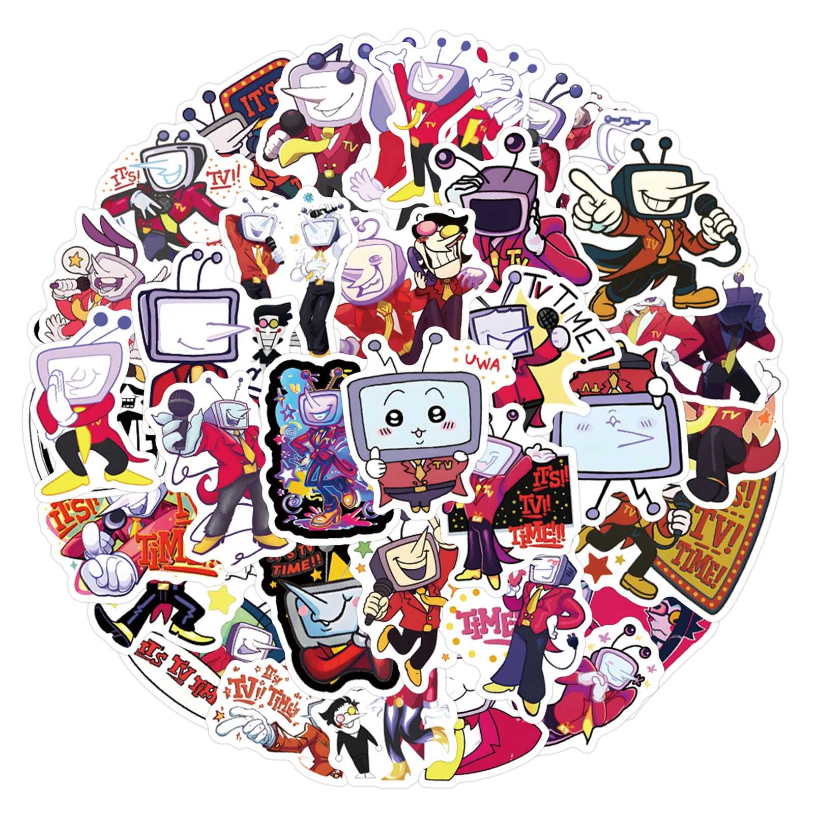 55 Buah Stiker DELTARUNE Tenna - Kids Toys Cartoon Images ulasan dan harga