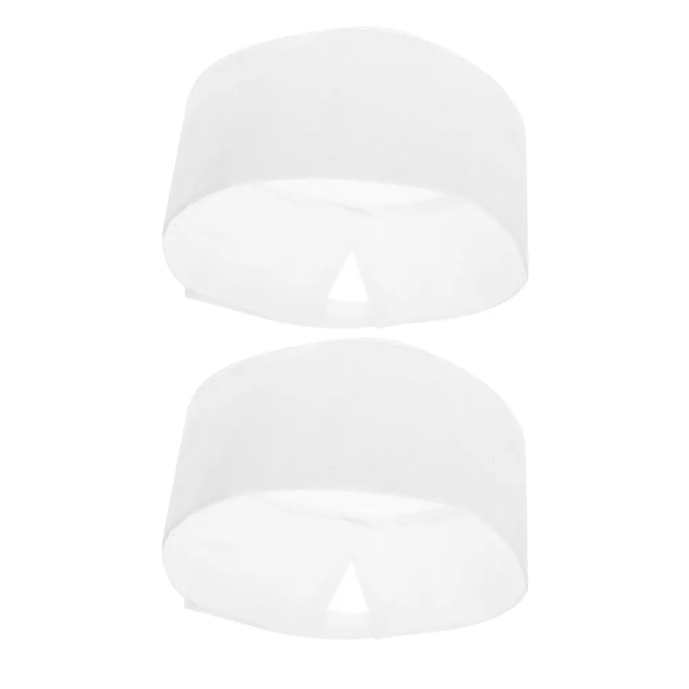 

2 шт. унисекс-шапки для поваров, дышащие, маслостойкие, легко надеваемые, для мужчин и женщин, для кухни и общепита