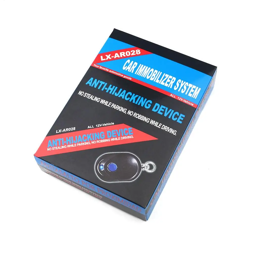 12V Car Immobilizer Anti Theft Long-Range Remote Control Car Security For Truck Vehicle Automotive Protection Prevention Parking