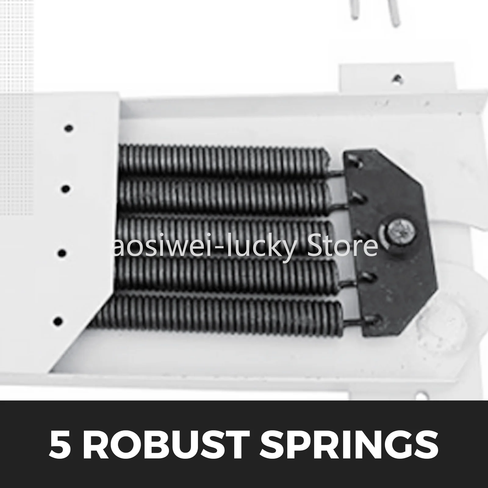 Murphy Wall Bed Hardware Kit Spring Mechanism Horizontal Stainless queen Size With 2 Steady Bed Legs Quick Set Up White