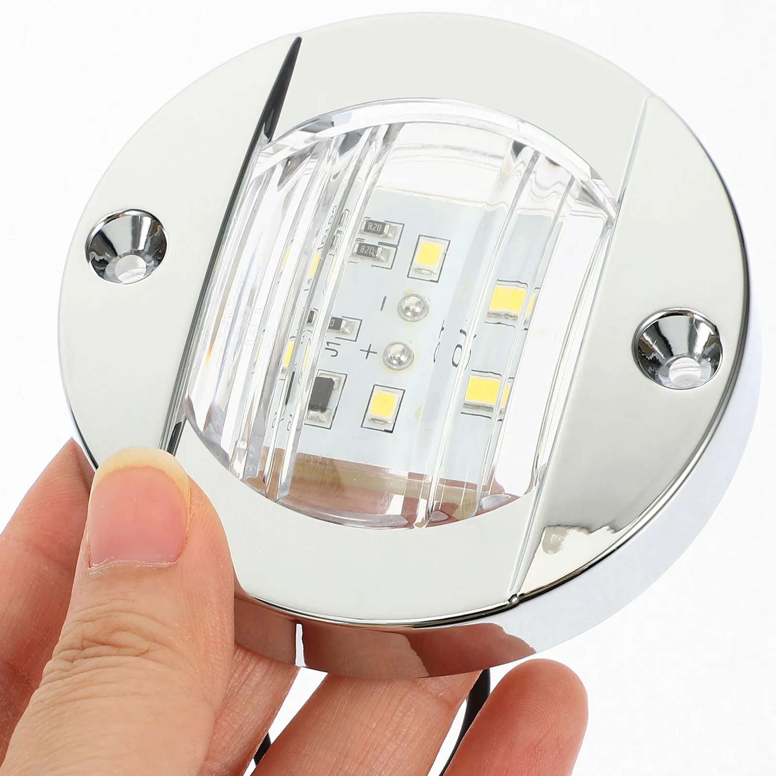 

12V RV Deck Signal White Bright Waterproof Rear Light Boat Navigation Lights LED Marine Boat Navigation Tail Side Rear Lamps