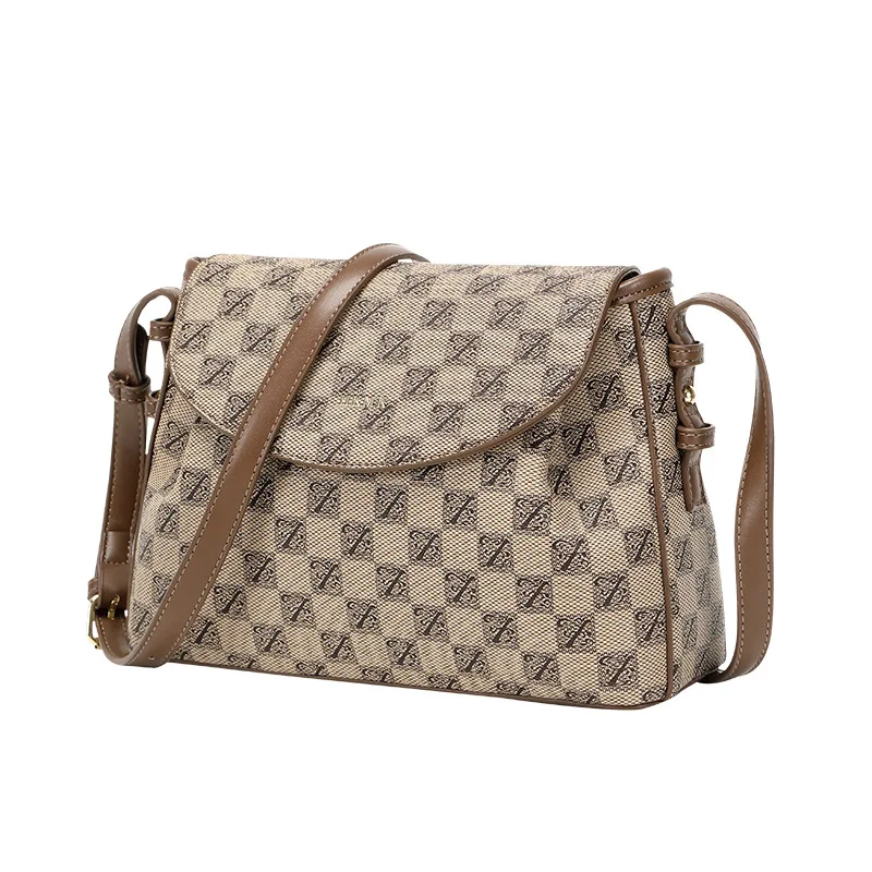 Retro Shoulder Messenger Bag, Oblique Cross Bag, Small Square Bag, Korean Version, New Fashion,