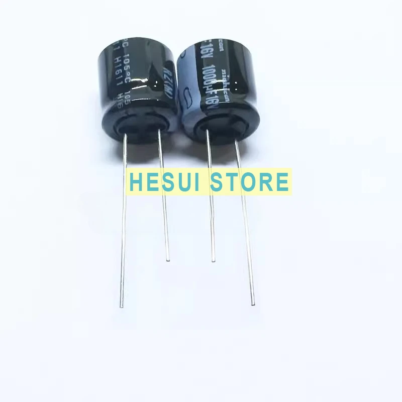10PCS Electrolytic capacitor 16V1000UF 12.5X13 RZ series NICHICON 1000UF 16