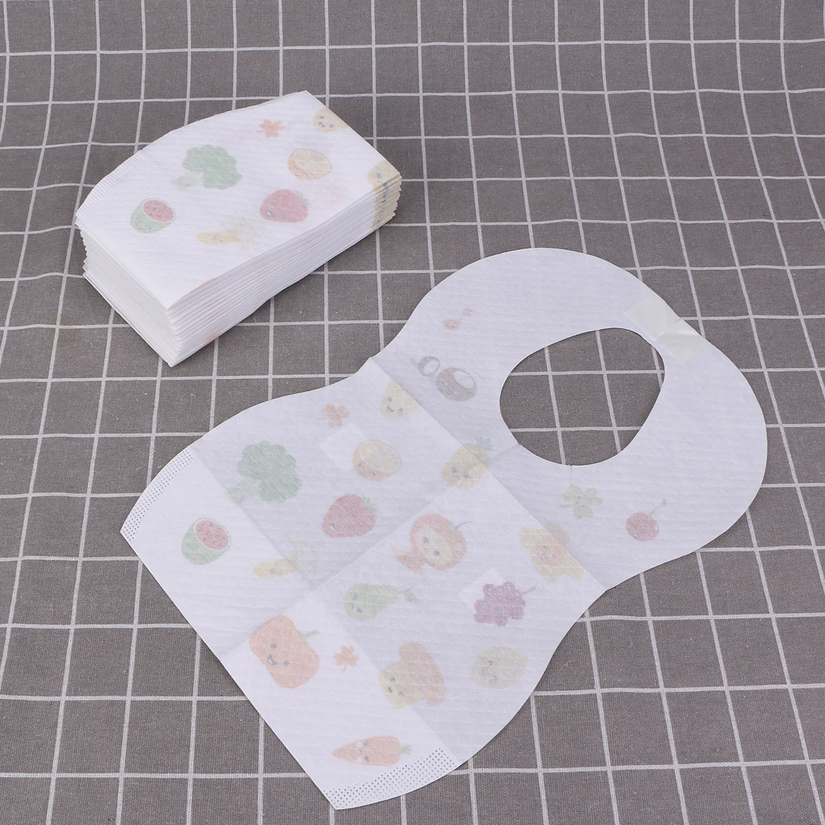 

20 Pcs Disposable Bib Eating Saliva Towel Bibs Apron Baby Water Proof Lunch Child