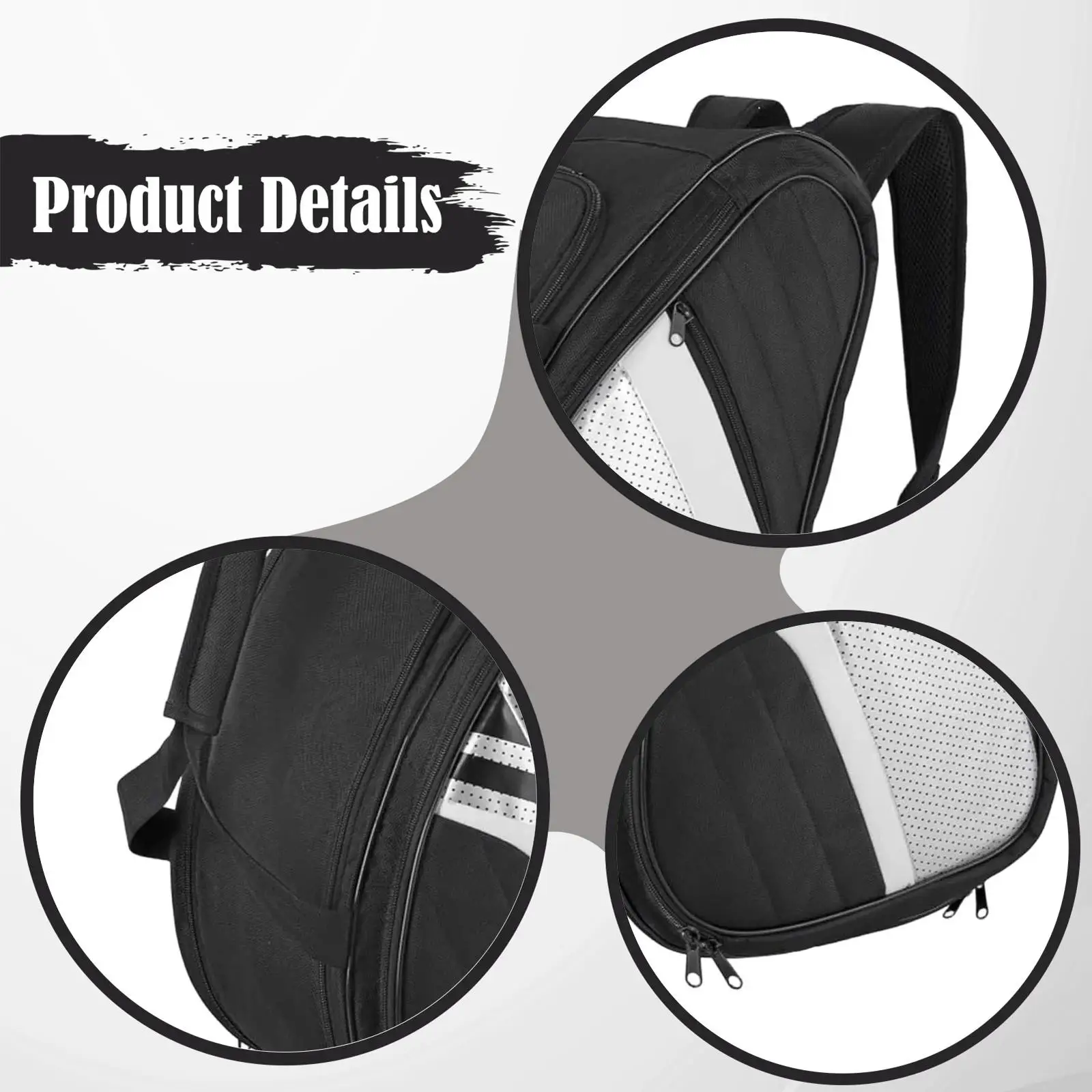 Tennis Backpack with Separate Shoe Compartment Multifunctional Bag for Pickleball Racquet Sports Outdoor Badminton Carrying