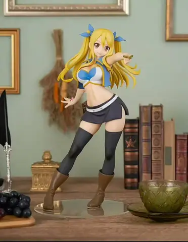 40cm 2025 lowest price Japanese original anime PVC  Lucy Heartfilia action figure action figure collectible model toys