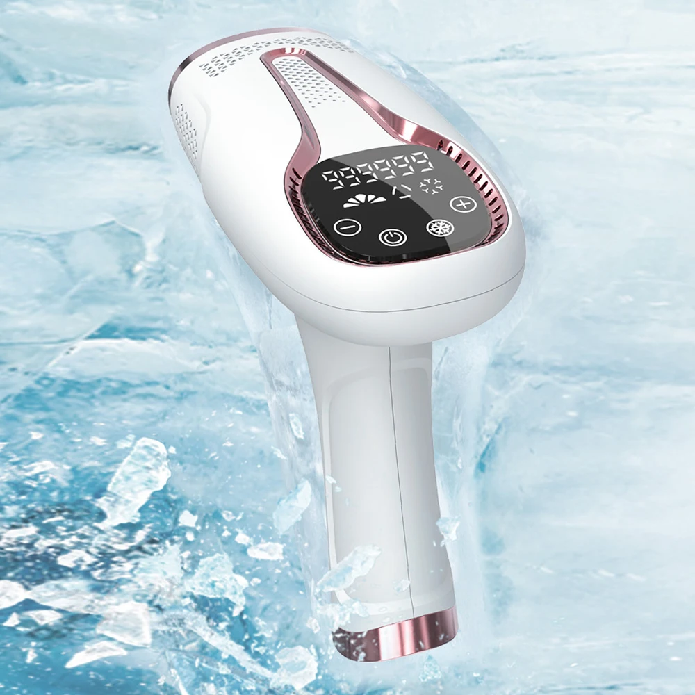 Ice Cool Laser Hair Removal Beauty Machine 999999 Flashes Hair Depilator Popular IPL Laser Device Free Shipping Factory Price