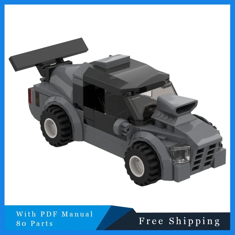 

80 шт. городские серые маленькие автомобильные технологические кирпичи ​ ​ Модель креативные MOC строительные блоки DIY сборка игрушки для детей праздничные подарки