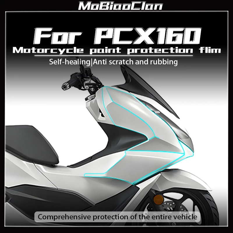 For Honda PCX160 PCX 160 pcx160 invisible car cover film transparent protective rentire vehicle sticker modification accessories