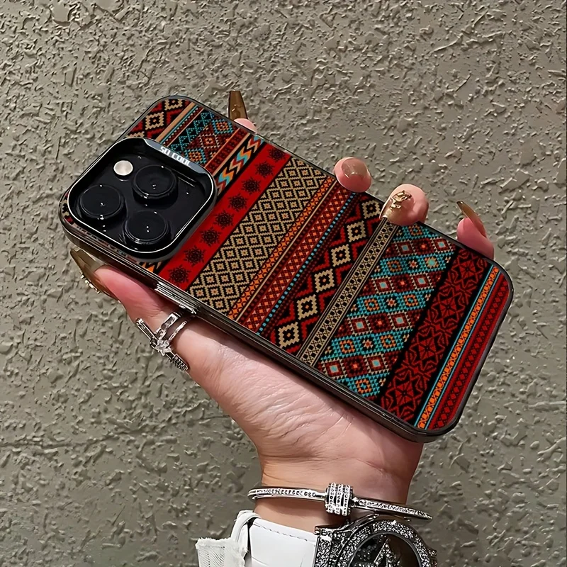 

Persian carpet patterns phone case for iPhone 16 15 14 13 12 11 Pro/ Max/Plus shock-proof rear cover anti-fingerprint