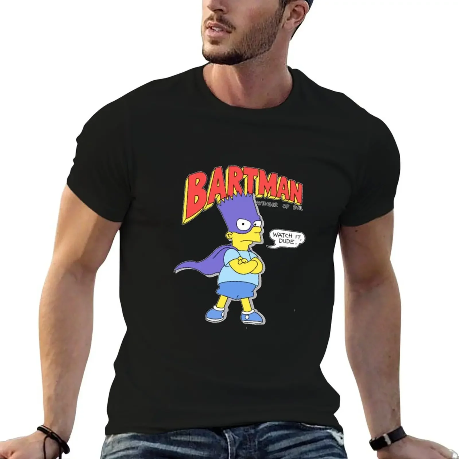 

Bartman Retro 90'S T-Shirt new edition blue archive fashion shirts anime t shirts men t shirts