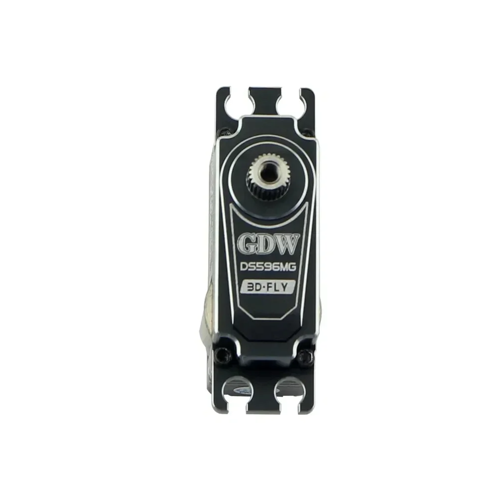 GDW RC Servo DS596MG 15kg Medium Full Metal Shell Steel Gear HV Digital Coreless Steering Gear For 70E Fixed Wing Turbojet Robot
