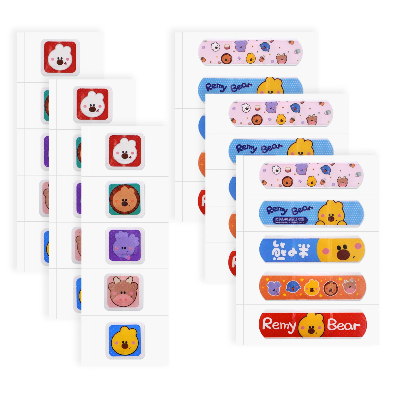 HOT 100pcs Cartoon Wound Plaster Waterproof Wound Bandages Kids Bandages First Aid Cartoon Bandages Children Wound Plaster