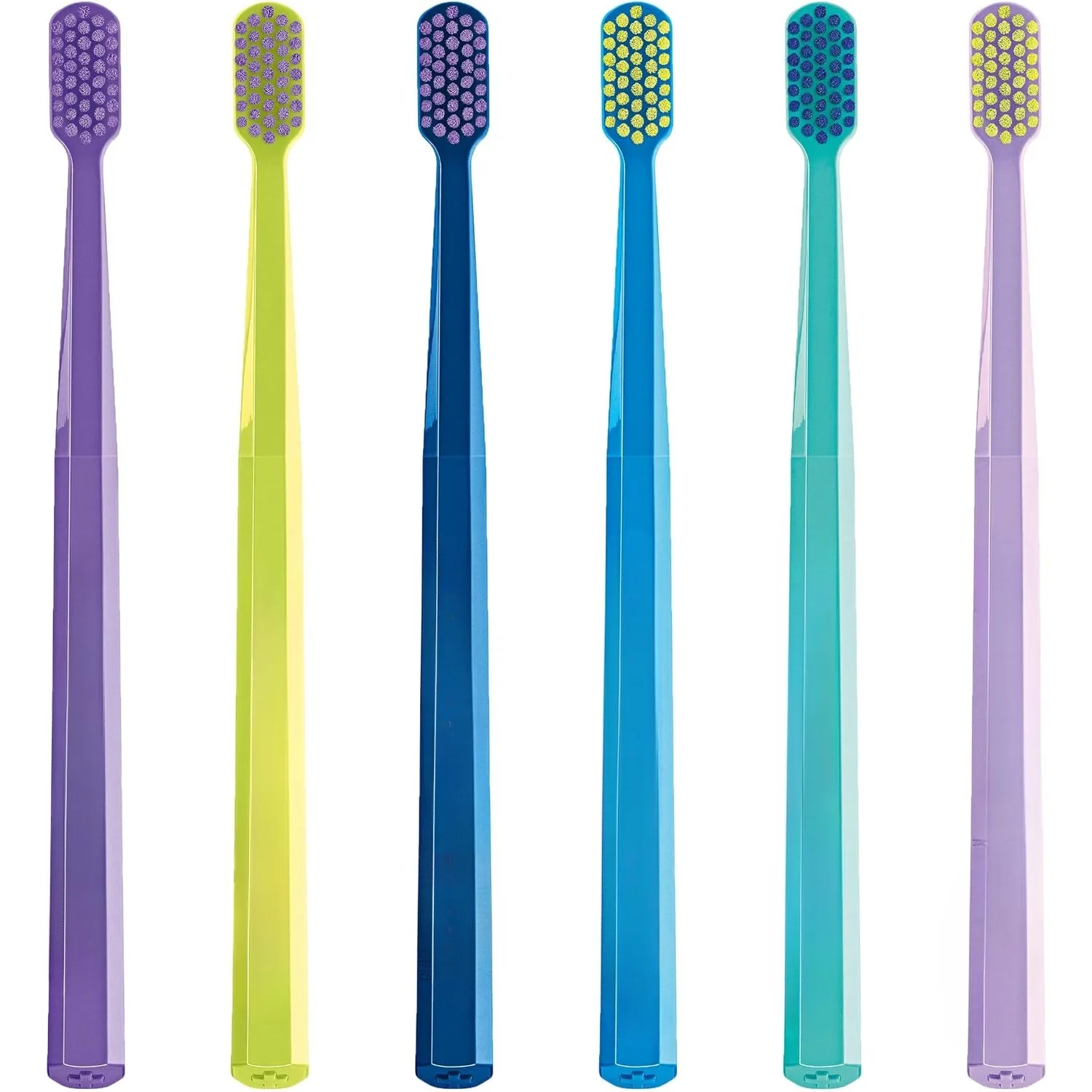 Soft toothbrush, 6 packs, color may vary