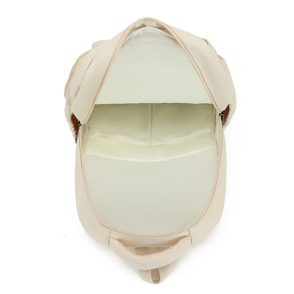College-Student Rucksack wasserdichte Leinwand solide Bücher Tasche Männer Frauen einfache Reise Rucksäcke Schuljunge Mädchen 16-Zoll-Laptoptaschen – Detail 22
