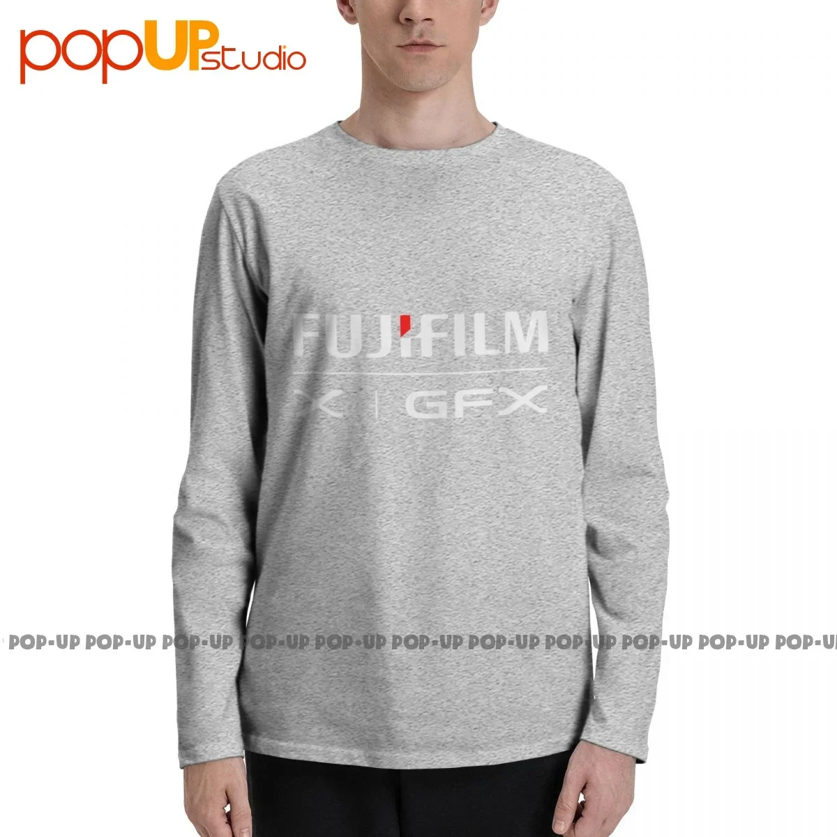 Fujifilm X Gfx Long Sleeve T-Shirts T-shirt Tee Top Trend Hip Hop Comfortable