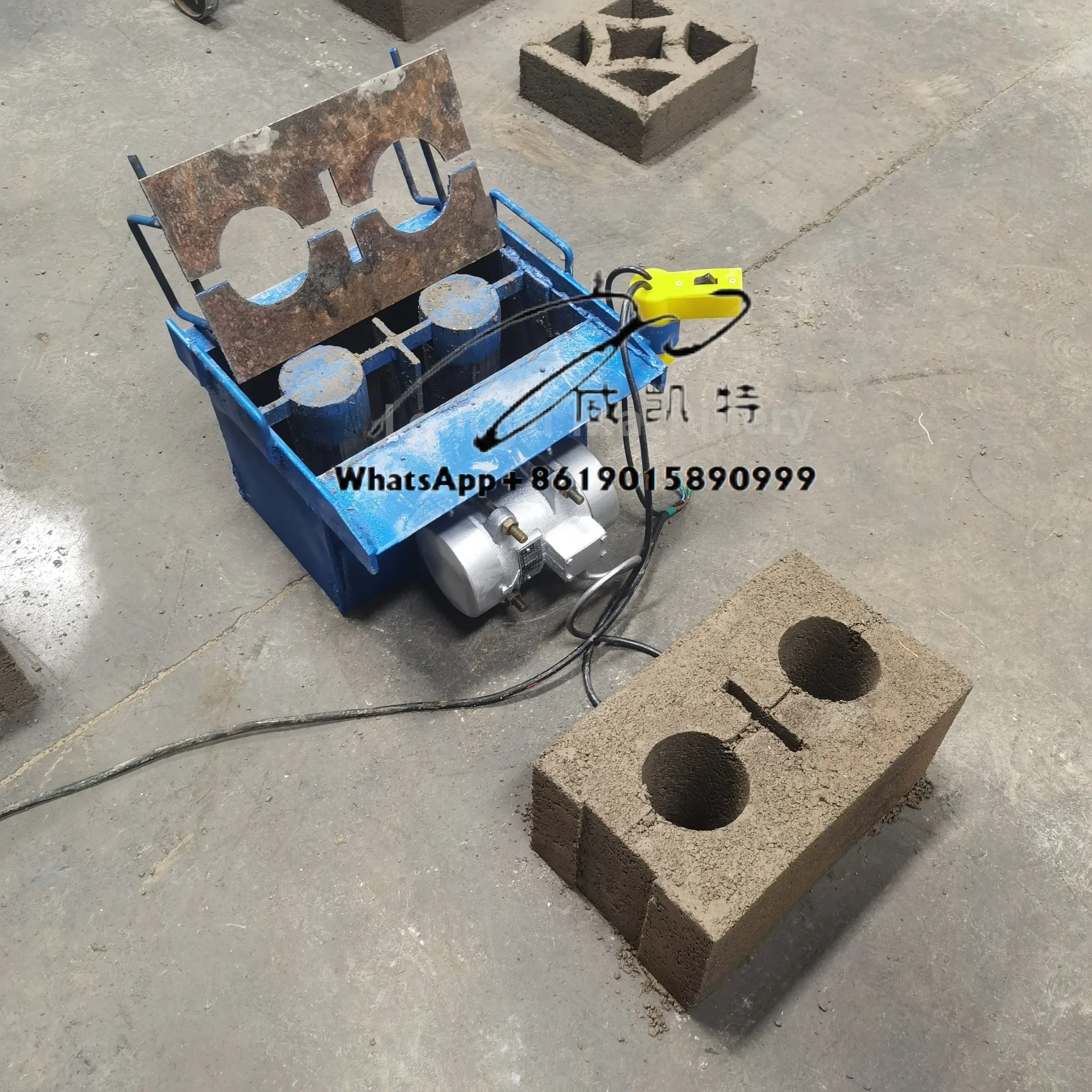 Electric small concrete brick making machine mold hollow block paving brick interlocking curbstone autoclaved aerated concrete