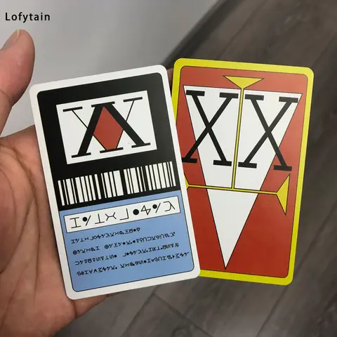 헌터 라이센스 카드 GING FREECSS 코스프레 일본 애니메이션 Hisoka Kurapika Killua Zoldyck PVC 카드 컬렉션