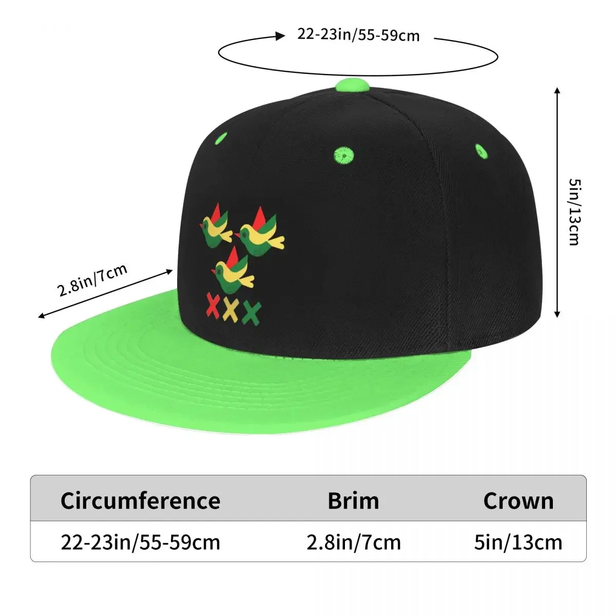 Personalized Ajax Bob Marley Baseball Cap Men Women 3 Little Birds Flat Snapback Hip Hop Hat Streetwear