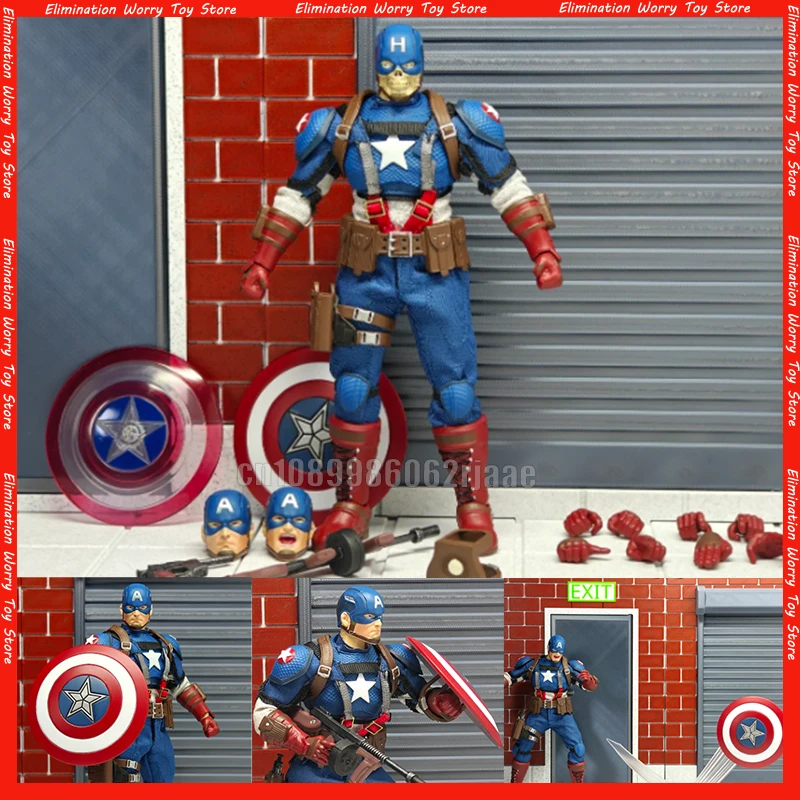 

Original 1/12 Scale Joy Man Toys Captain American Soul War Hero Action Figure Collectible JMToys JM003 Kid Toy Boy Birthday Gift