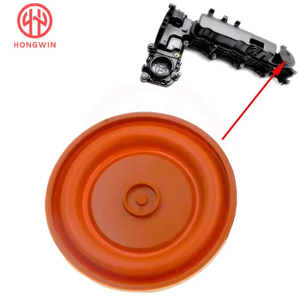 1/5/10 unidades 9806147980   Nova membrana de cobertura de válvula PCV para Citroen Peugeot 2.0 HDI e Ford 2.0 TDCI 2269606 1860576   0248.G5