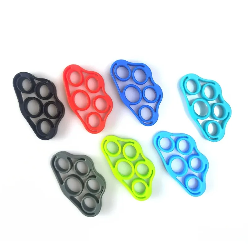 

Silicone Finger Puller Home Fitness Finger-Trainer Middle Aged and Elderly Hand Rehabilitation Exercise Five Finger Trainer