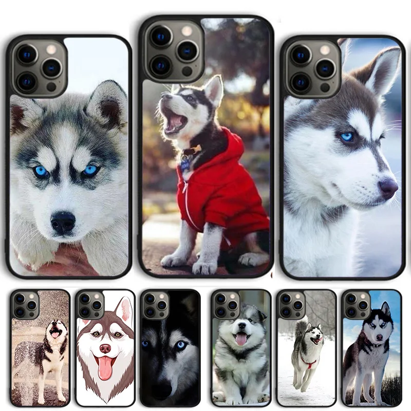 

Чехол для телефона «Красивый щенок хаски» для iPhone 17, Air 15, 16, 14, 13, 12, Pro Max 11 Pro Max Plus Coque Shell