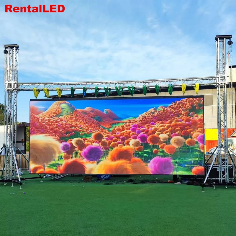 

Event Clearance Price 2PCS Outdoor P4.81 500mm*500mm LED Display Screen Seamless Splicing Stage Backdrop LED Video Wall