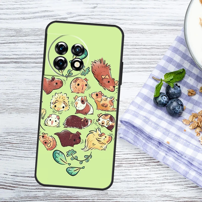 حافظة خنزير غينيا لهاتف OnePlus Nord 5 CE 3 4 Lite N20 N30 OnePlus 13 9 10 11 12 13T 13R 12R 10T 10R