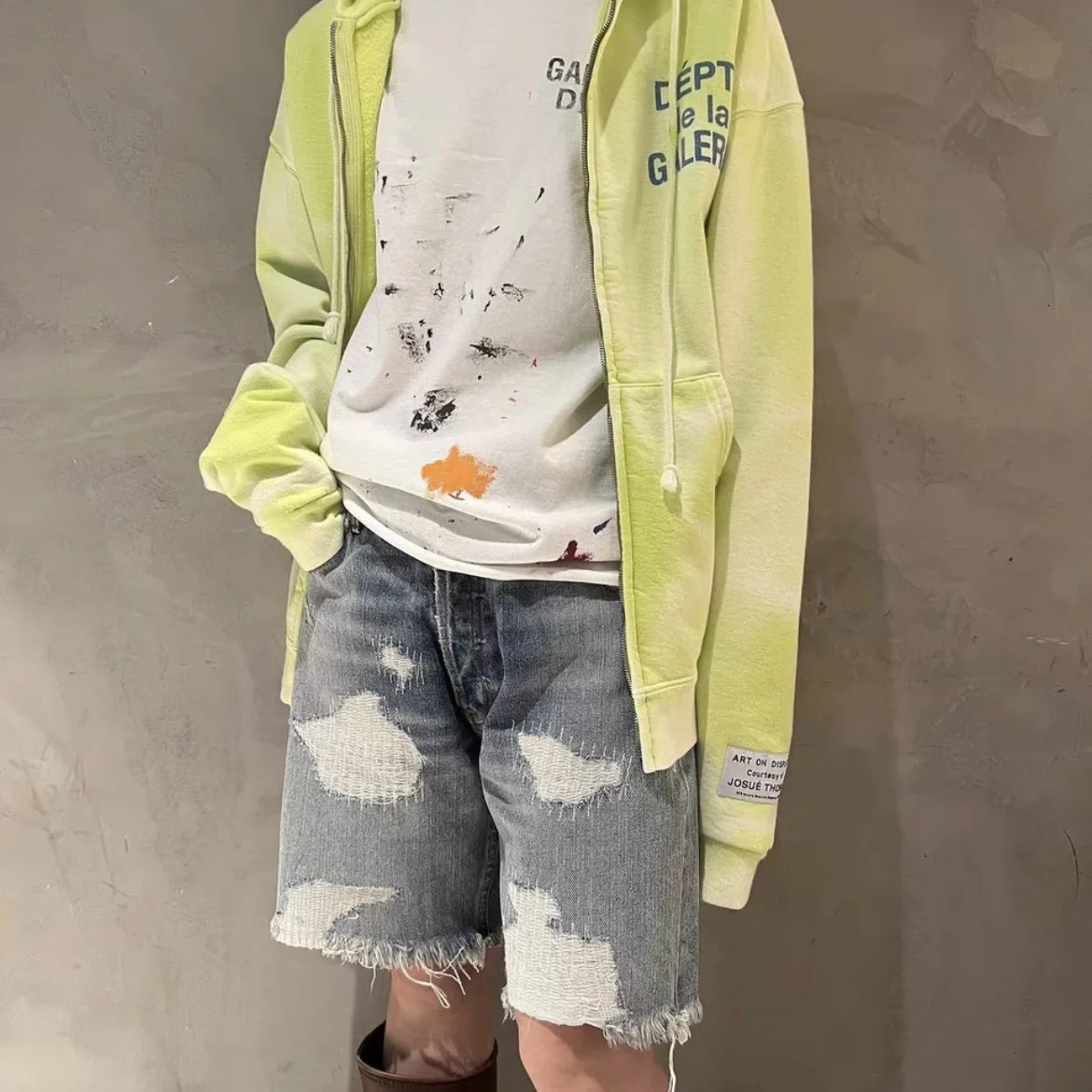 

Мужские повседневные джинсы с кисточками Waed Denim, джинсы с прямыми штанинами, со средней талией, хлопок 00% летние orts