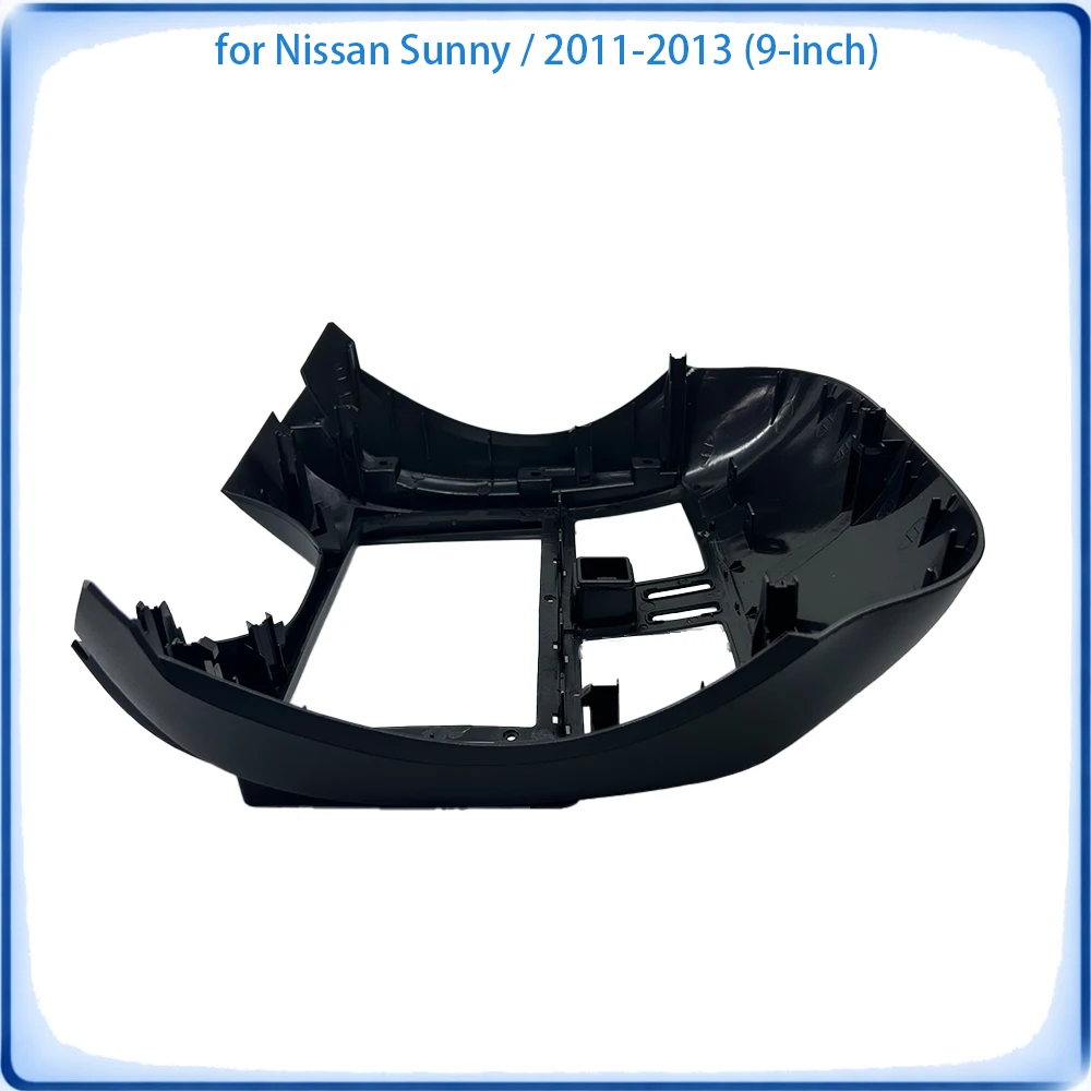 Car Radio Fascia Frame For Nissan Sunny Versa 2011-2013 9 inch Wiring Harness Power Cable Car Accessories Plug & Play