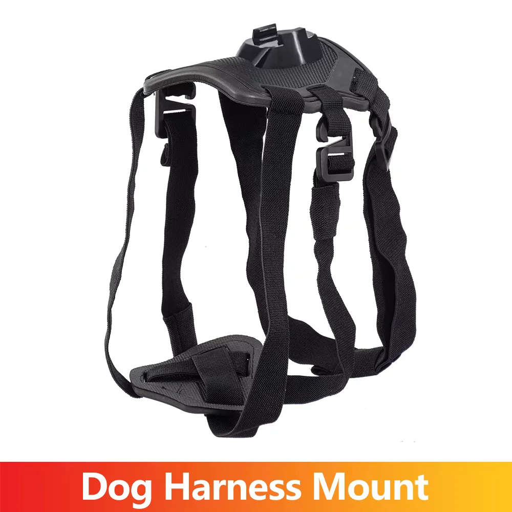 Dog Harness Mount for GoPro Hero 13 12 11 10 9 Soft Adjustable for Small Medium and Large Dogs for DJI Osmo Insta360 Camera