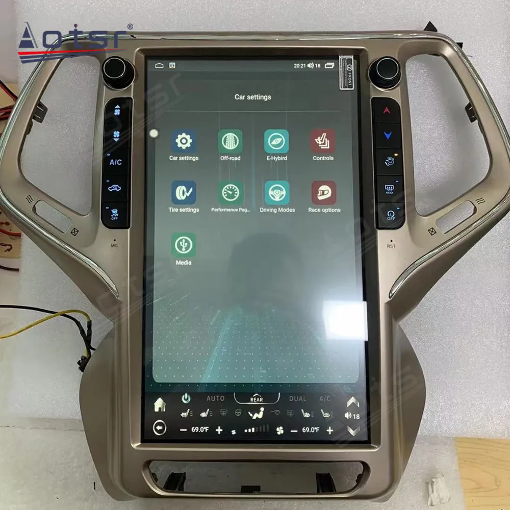 13.6’’ Android 13 Carplay For Jeep Free Light 2014-2020 GPS Navigation Car Radio HD Touch screen Auto Stereo Car Accessories