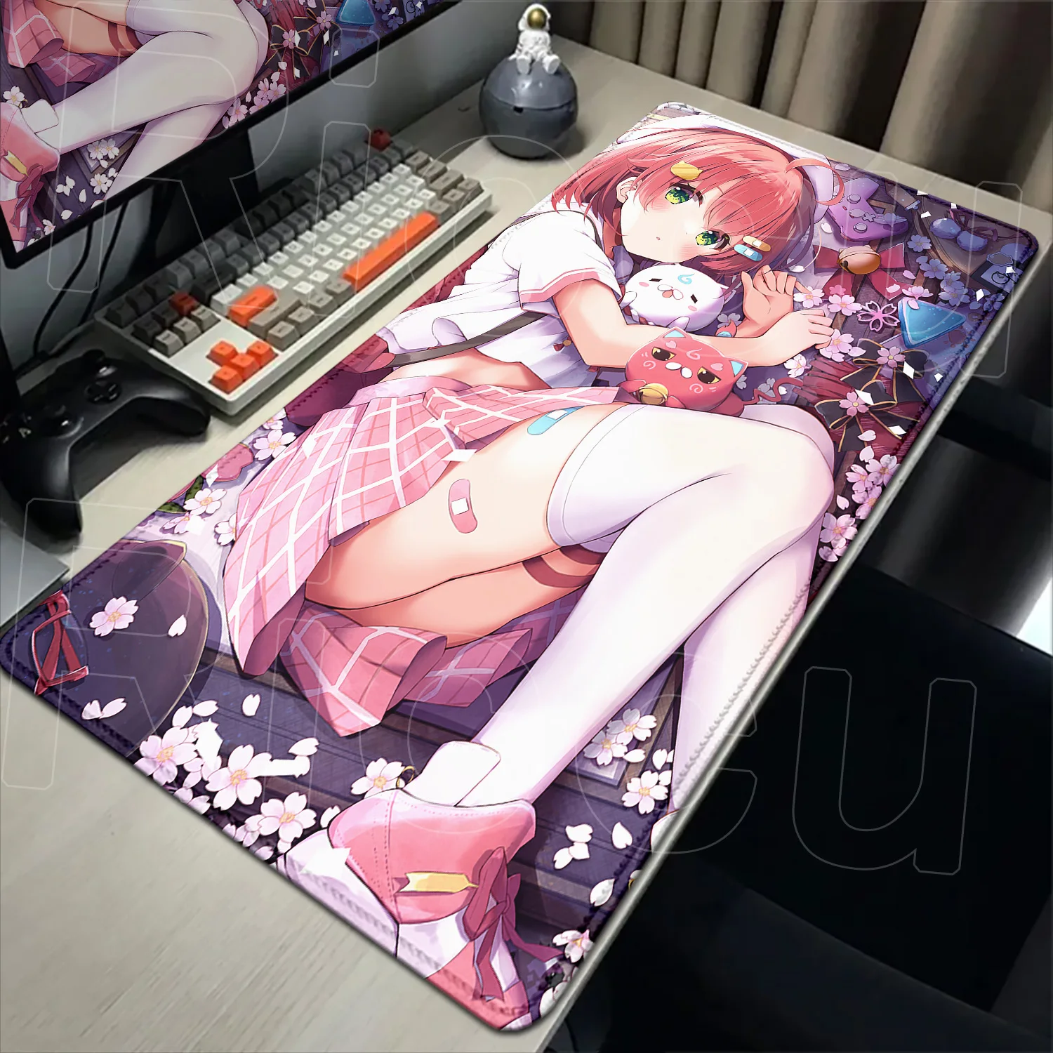 

Hololive Kawaii Sakura Miko Mousepad Large Mouse Mat MousePad Game Office Laptop Carpet Soft Anti-slip Deskt PC Carpet Mouse Pad