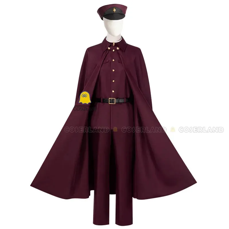 Anime Tetcho Suehiro Cosplay Costume Wig Saigiku Jono Teruko Okura Red Cloak Hat Hunting Dogs Uniform Men Women