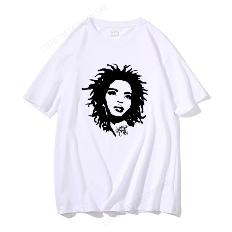 Rapper Lauryn Hill Who Else Wants To Enjioy Graphic T Shirts Men Women Hip Hop Vintage Tshirt Tops Short Sleeve Male Cotton Tees