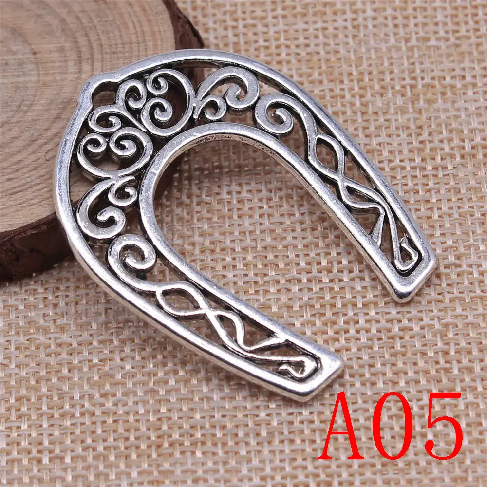 New Arrival Horseshoe Horse Head Charms For Jewelry Making Gifts For Women