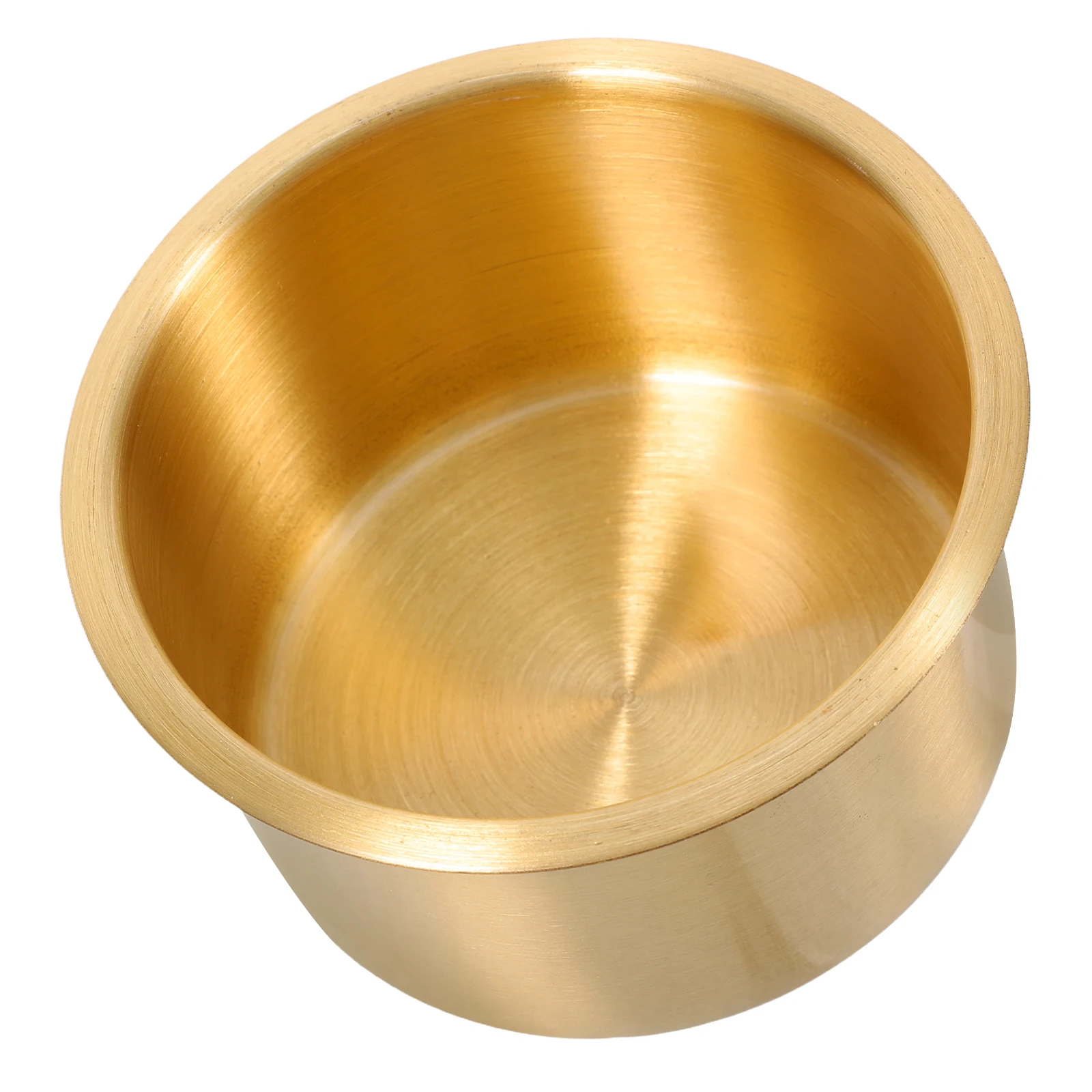 

Cup Holder 9x5.5CM Copper RV Yacht Vehicle Modification Cup Saucer Desktop Drop in Drink Can Storage Easy Install Corrosion