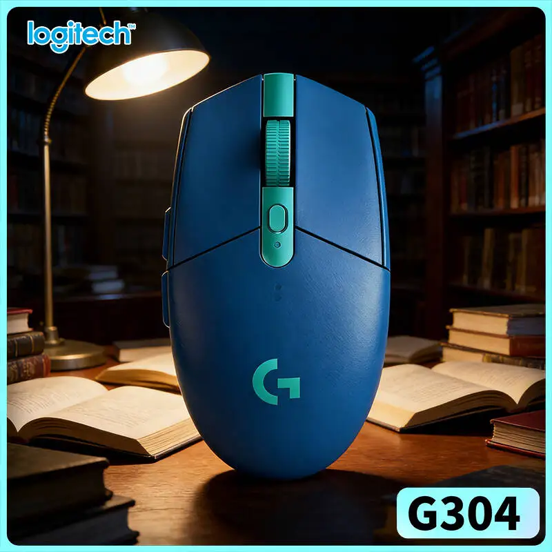 

Беспроводная игровая мышь Logitech G304 с технологией LIGHTSPEED, сенсор HERO 12000 DPI, отклик 1 мс, 9 месяцев автономной работы, стабильное соединение, для геймеров
