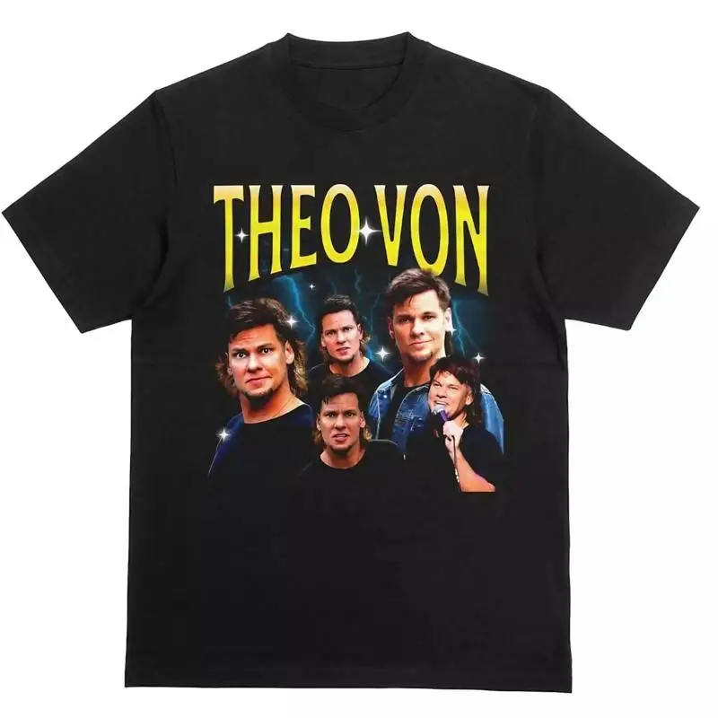 Comedian Theo Von T Shirt Retro Actor Homage Th