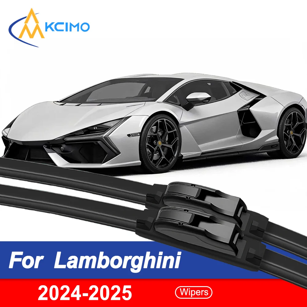 

2PCS Frameless Flat Beam Wipers for Lamborghini Revuelto (2024–2025) – All-Season Windshield Blades with Aero Profile Design