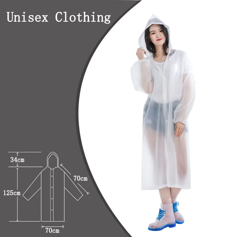 Portable Adult Waterproof Raincoat for Travel Outdoor Cycling And Hiking Emergency Weather Protection Travel Companion