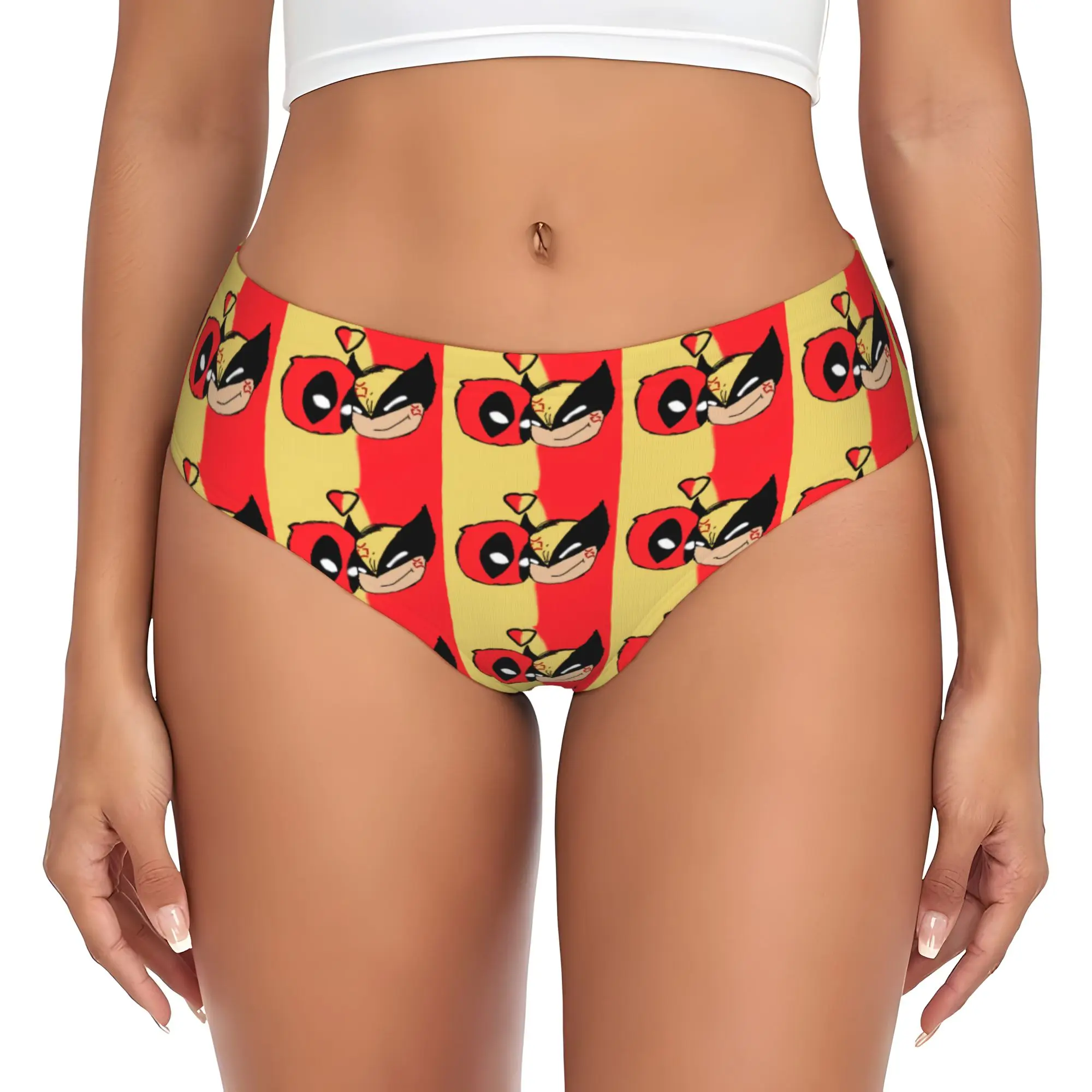 

Custom Women W-Wolverine Art Wallpaper Panties Underwear Female Comfort Briefs Underpants