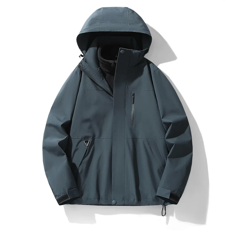 Mens 3 In 1 Two Piece Jacket Outdoor Waterproof Windproof Rainproof Spring Autumn Multi Layer Outerwear Men's sports jacket