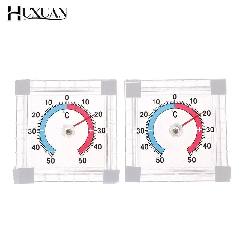 Window Indoor Outdoor Wall  Garden Home Graduated Disc Measurement Hot Temperature Thermometer